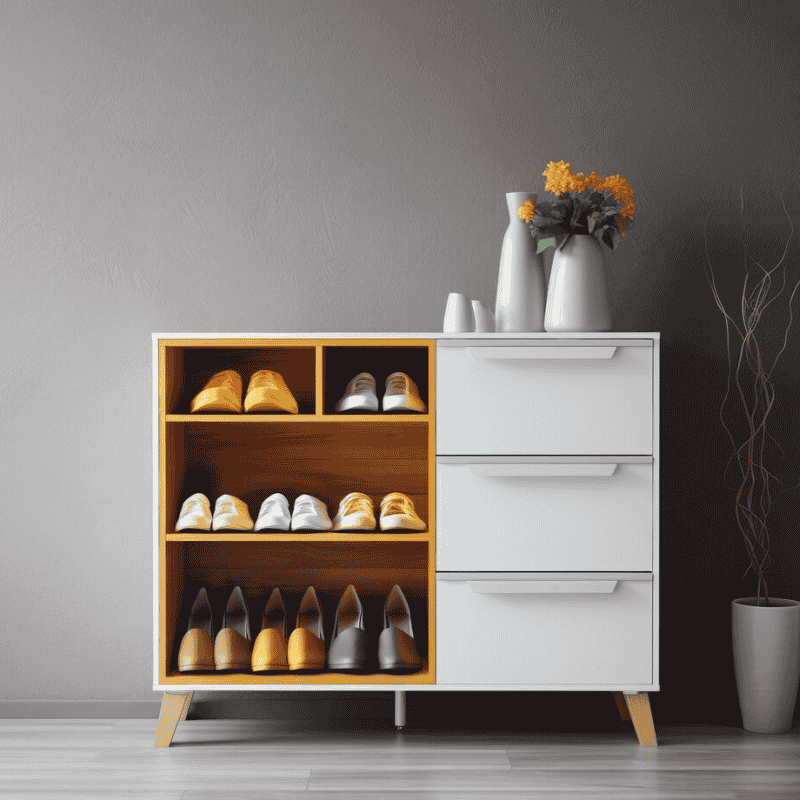 Spacious Double-Door Wardrobe with Shelves
