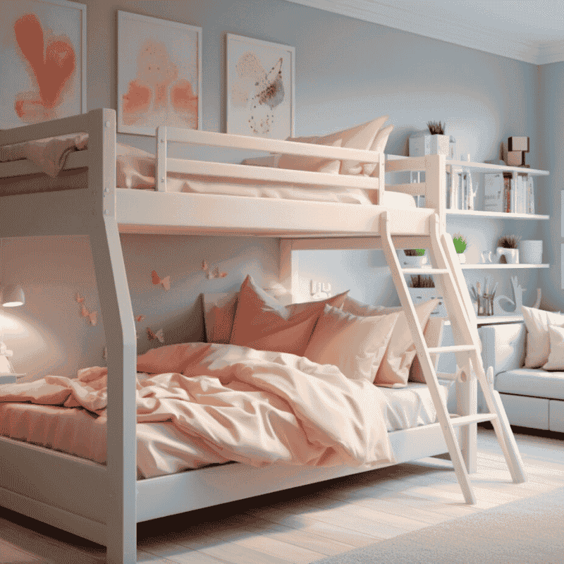 Loft Kids Bunk Bed with Ladder